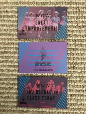 Dance Wow Cards