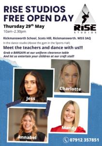 Rise Free Open day, half term event